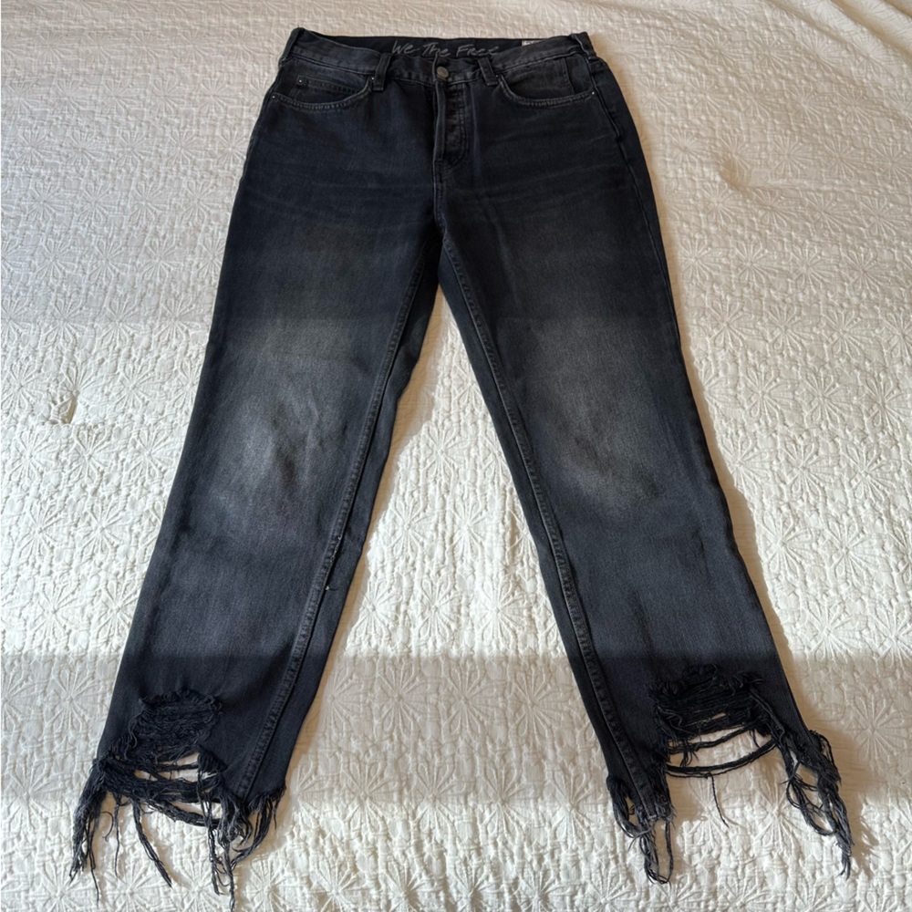 Free People - Maggie Mid-Rise Straight-Leg Jeans, We The People